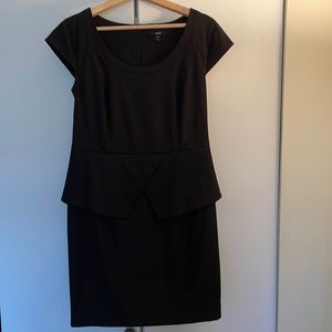 Black Peplum Dress